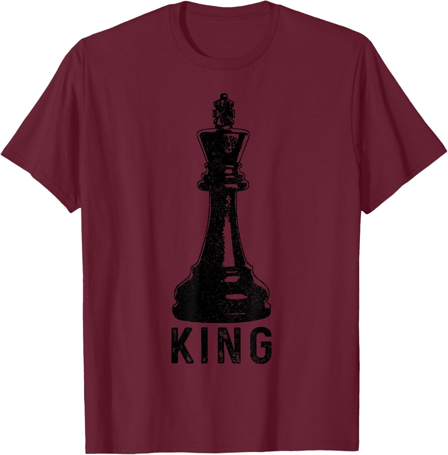 Chess Player King Vintage Halloween Costume Chess Master T-Shirt - T-Shirt | Maroon