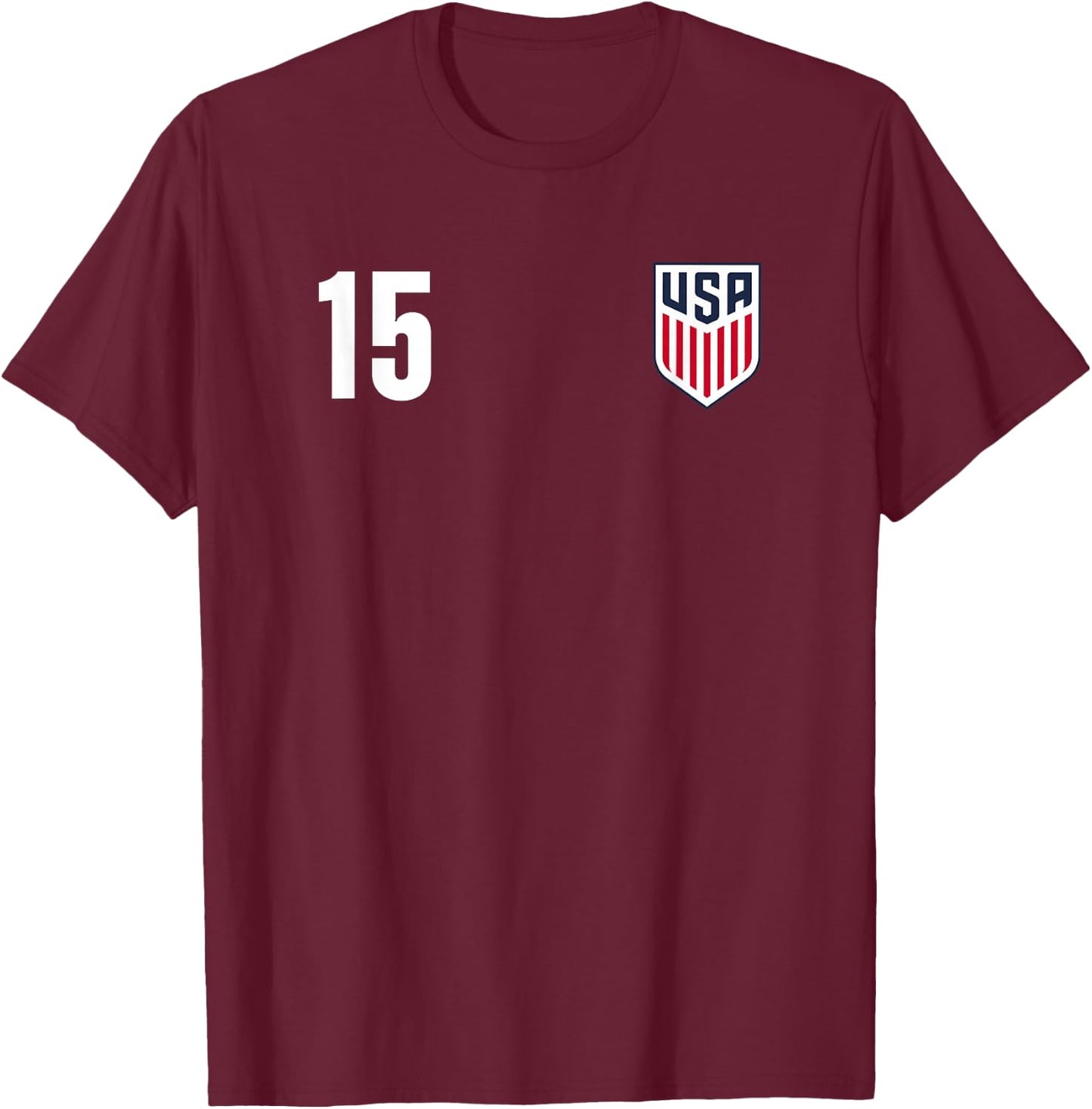 Officially Licensed US Soccer Cristian Roldan, Legacy #15 T-Shirt - T-Shirt | Maroon