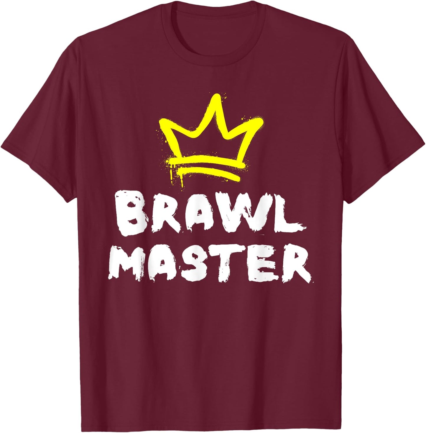 Brawl Master Gamer Gaming Brawler Brawl T-Shirt - T-Shirt | Maroon