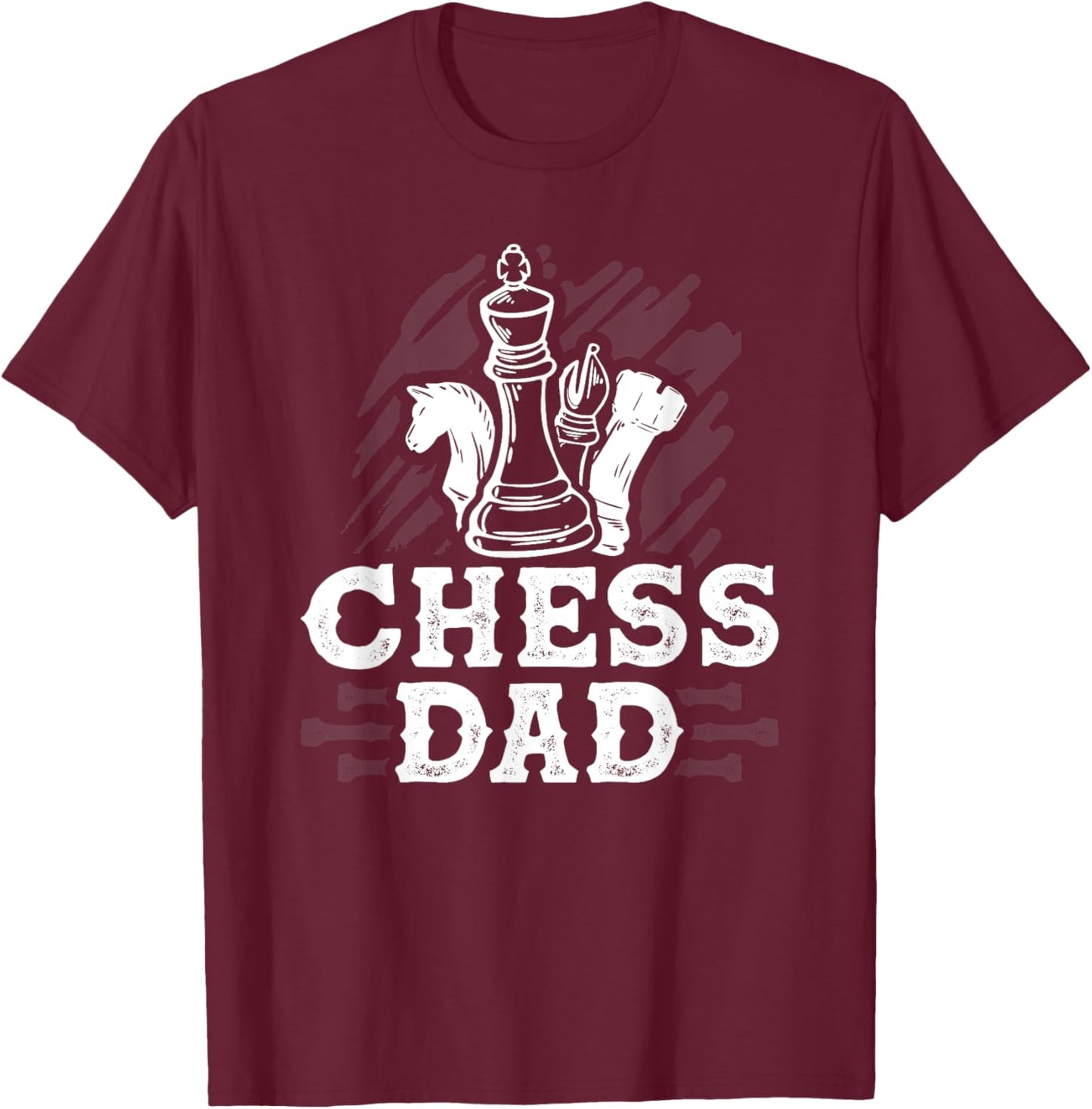 Cool Chess Dad Chess T-Shirt - T-Shirt | Maroon