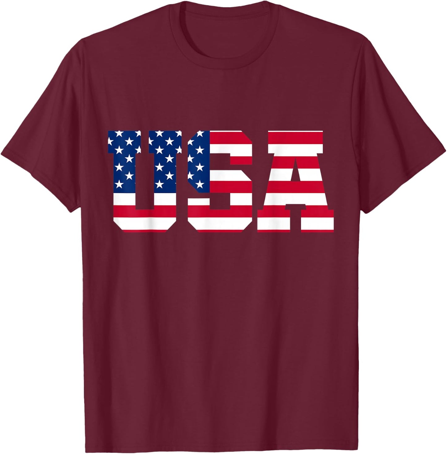 USA T-Shirt - T-Shirt | Maroon