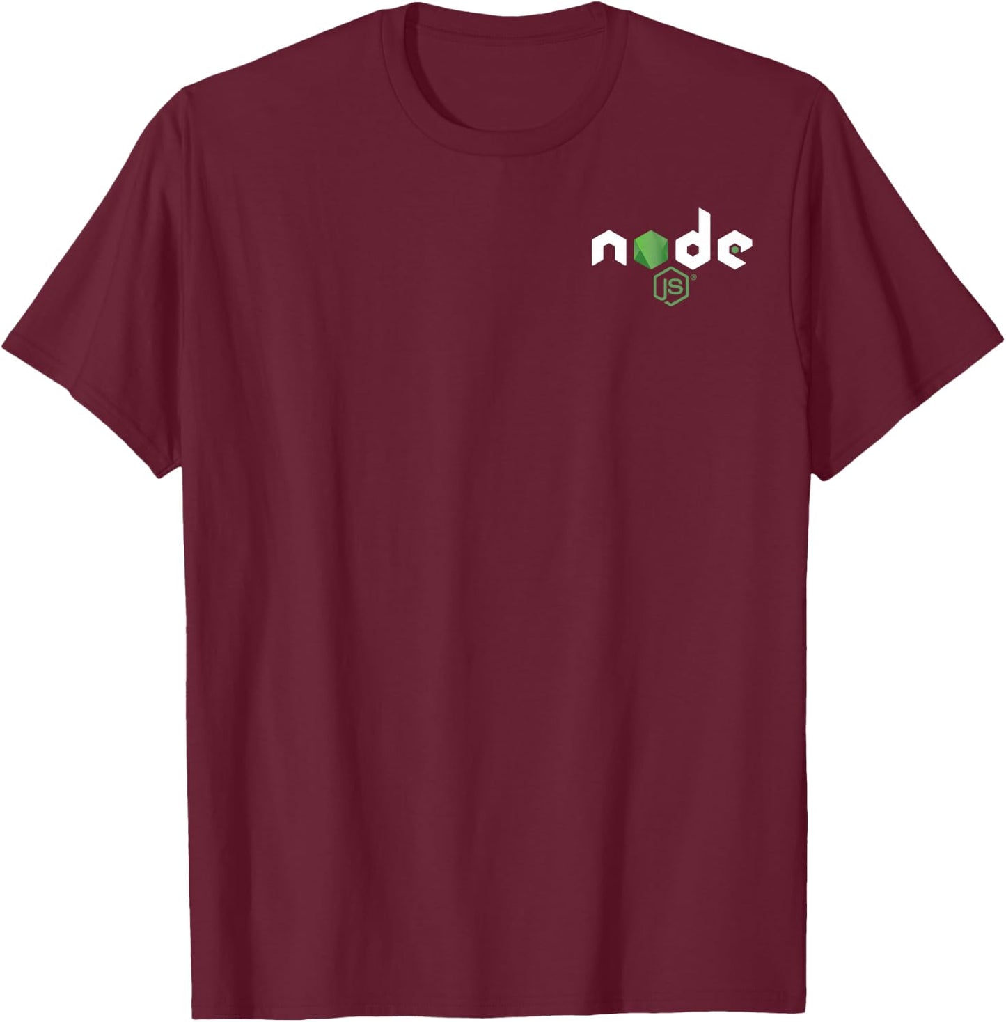 Node.js Pocket for Javascript Developers T-Shirt - T-Shirt | Maroon