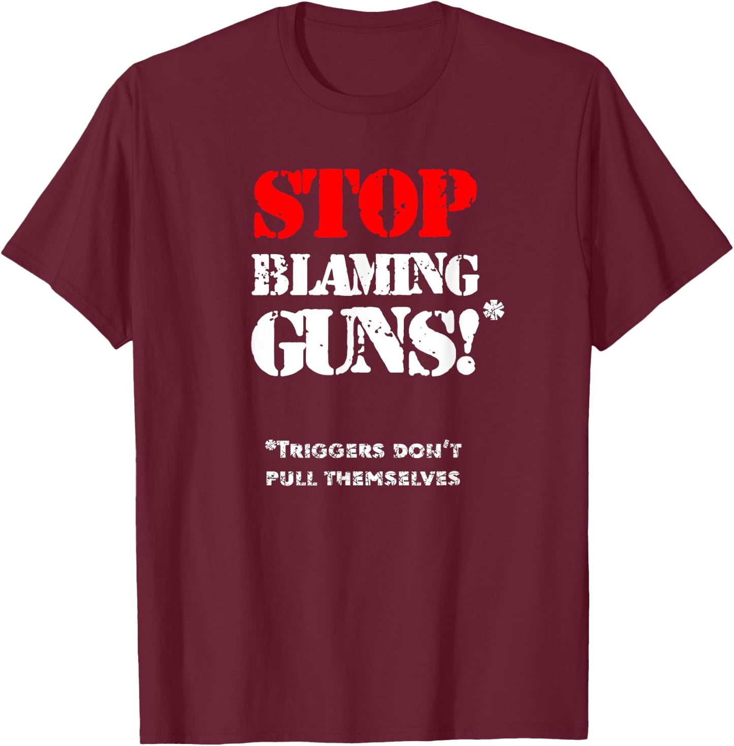 Funny Pro Second Amendment Funny Gun Lover Gifts T-Shirt - T-Shirt | Maroon