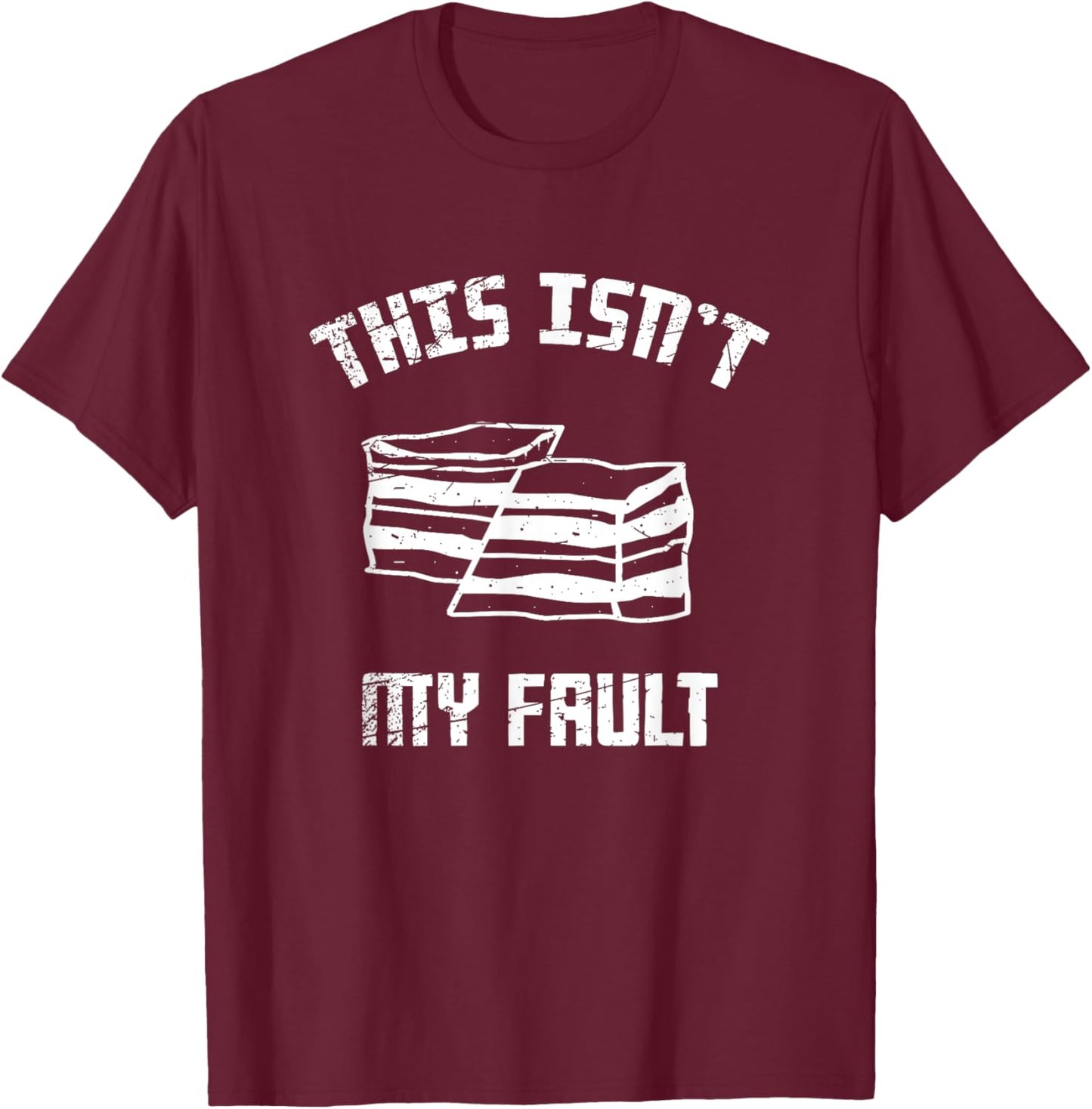 This Isnt My Fault Funny Geologist Gift Pangea Geology T-Shirt - T-Shirt | Maroon