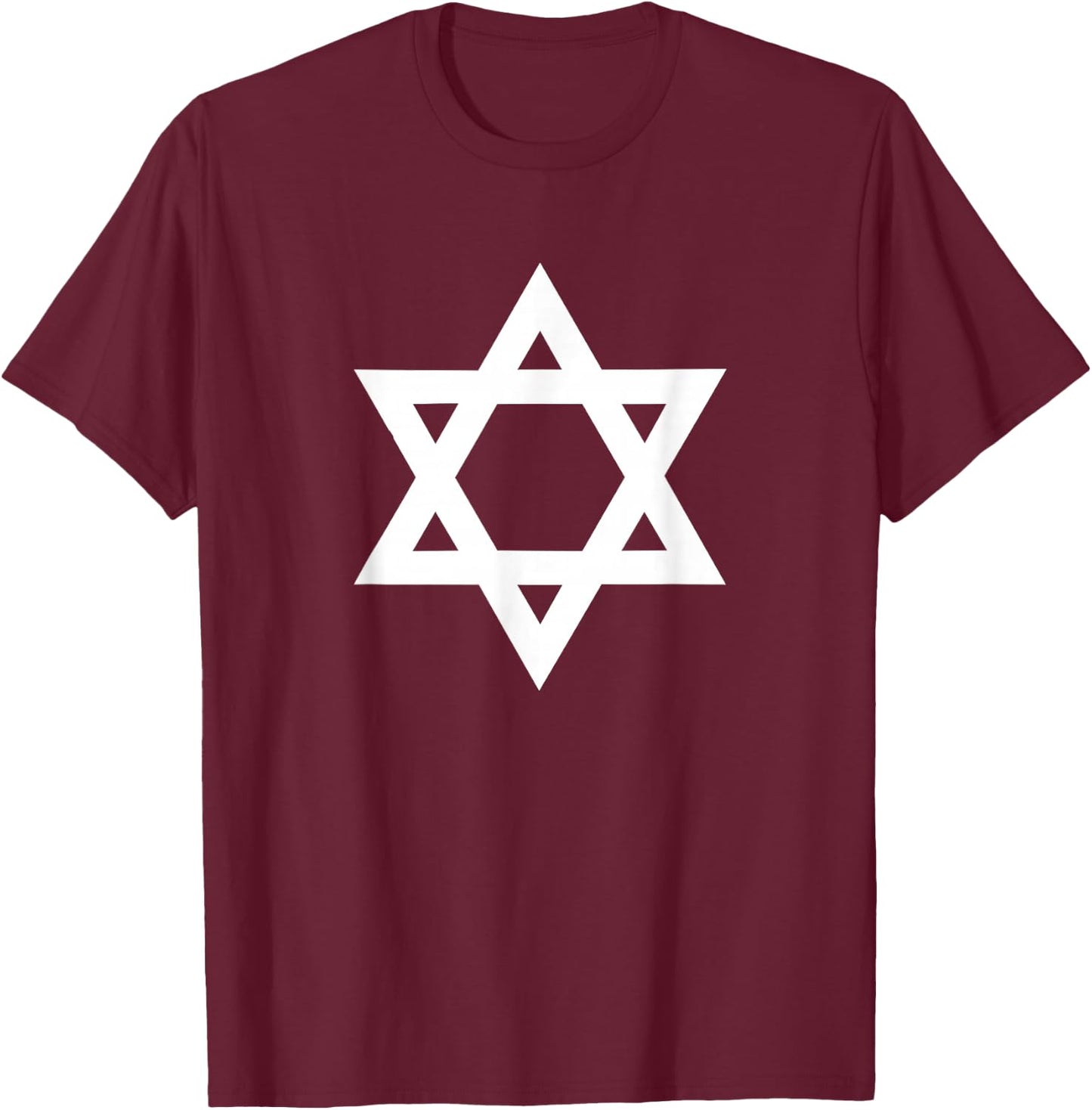 Star of David T-Shirt - T-Shirt | Maroon