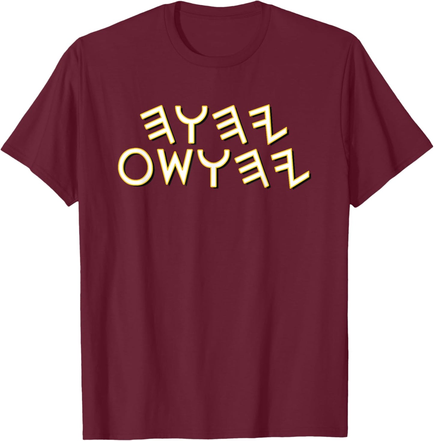 YHWH Yahuah Yahshua Paleo Hebrew T-Shirt - T-Shirt | Maroon