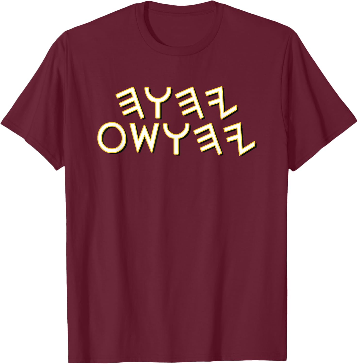 YHWH Yahuah Yahshua Paleo Hebrew T-Shirt - T-Shirt | Maroon