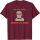 Girl Welder Female Behind the Mask Welding Women T-Shirt - T-Shirt | Maroon