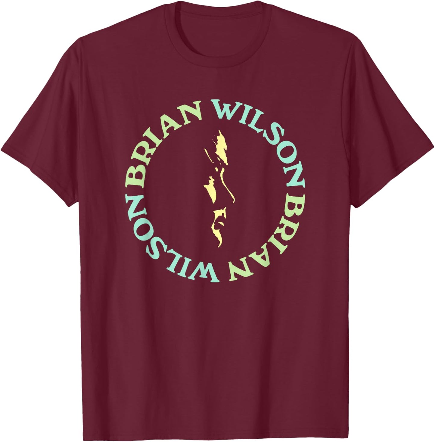 Brian Wilson – Brian Wilson Profile T-Shirt - T-Shirt | Maroon