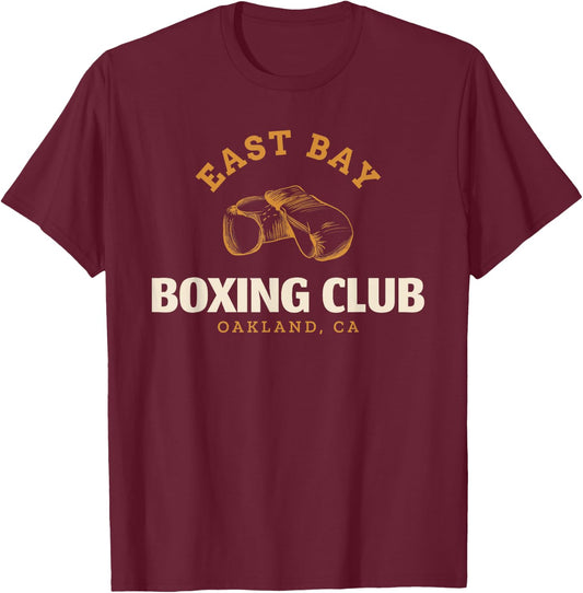 East Bay Oakland Boxing Club - Boxing T-Shirt - T-Shirt | Maroon