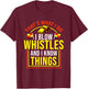 Funny Soccer Referee Design, Gift Ref T-Shirt - T-Shirt | Maroon