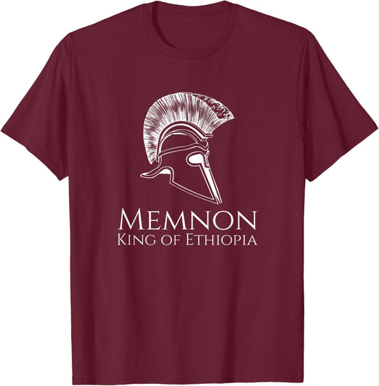 Black History - Trojan War Hero Memnon -King Of Ethiopia T-Shirt - T-Shirt | Maroon