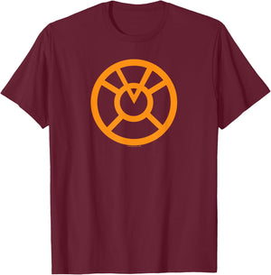 Green Lantern Orange Emblem T Shirt T-Shirt - T-Shirt | Maroon