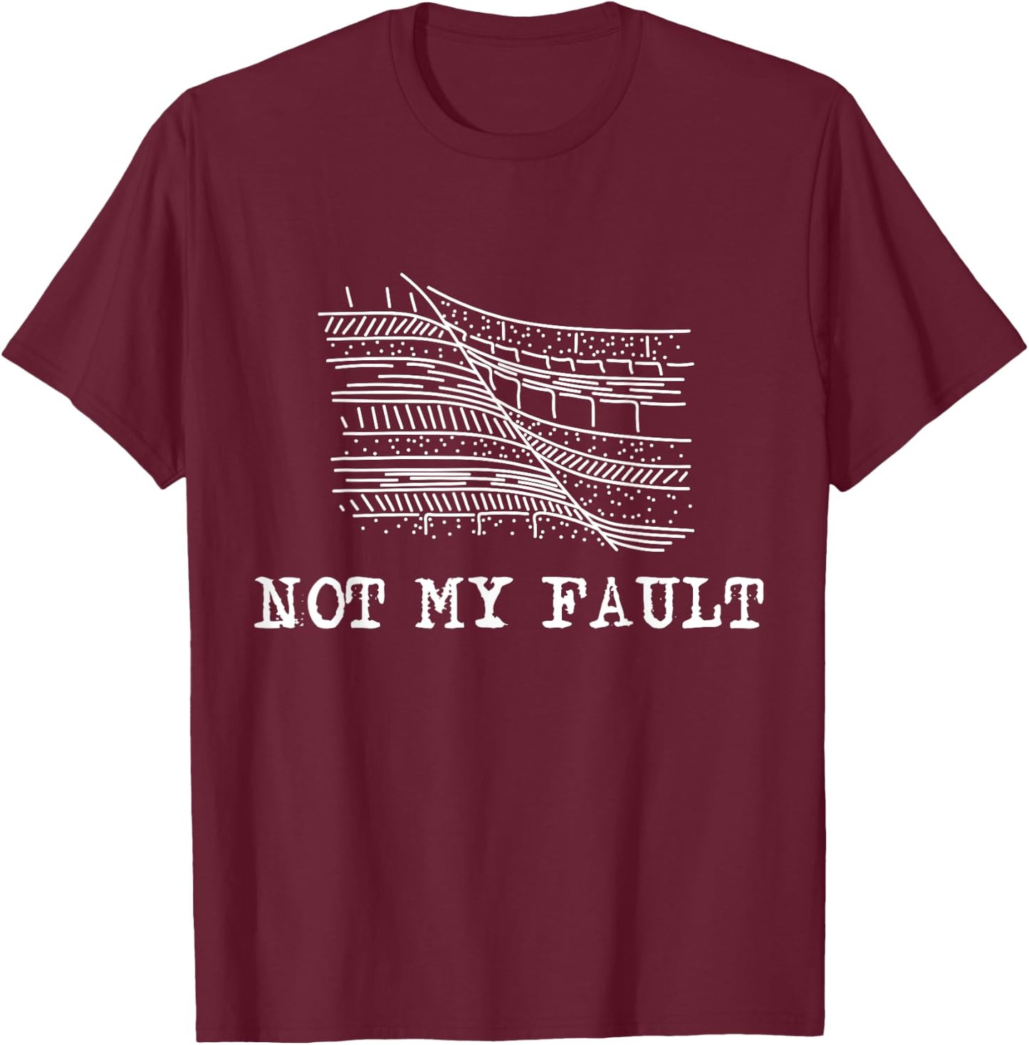 Seismology Shirt - Geologist Earthquake Layer Of Earth T-Shirt - T-Shirt | Maroon