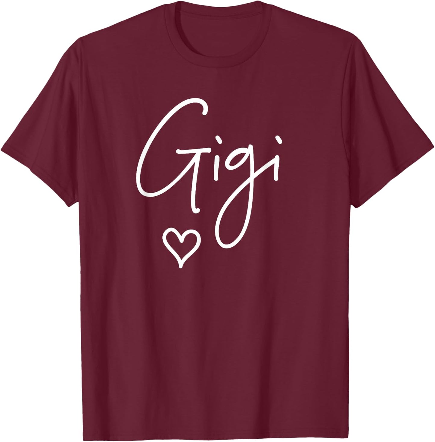 Gigi Shirt Gigi Gifts For Grandma Christmas T-Shirt - T-Shirt | Maroon