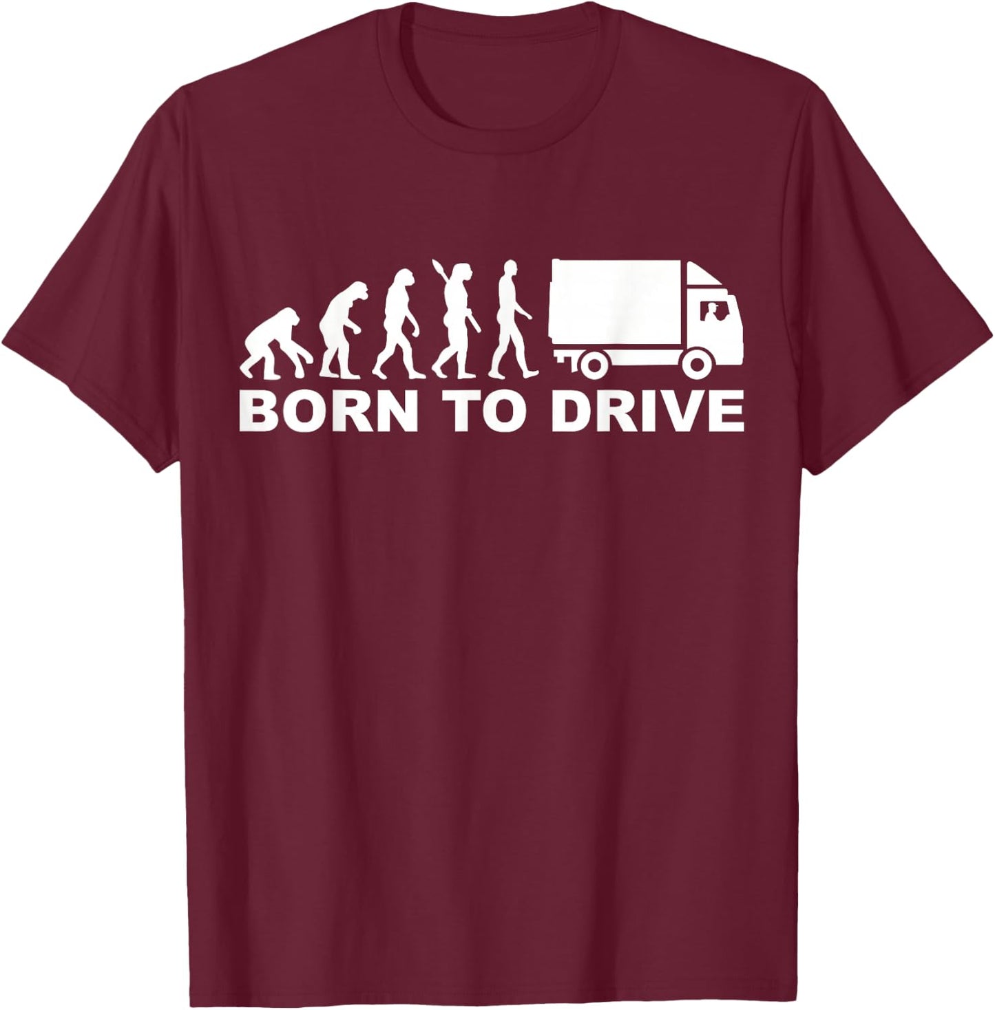 Evolution born to drive truck T-Shirt - T-Shirt | Maroon