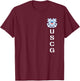 United States Coast Guard USCG T-Shirt - T-Shirt | Maroon
