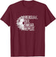 Measure Cut Swear Repeat Handyman Mechanic Carpenter Funny T-Shirt - T-Shirt | Maroon
