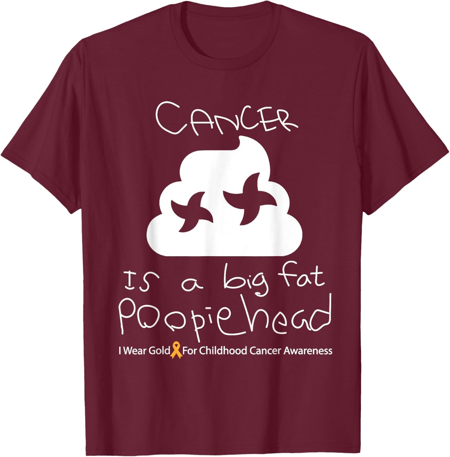 Childhood Cancer Awareness Month Warrior T-Shirt - T-Shirt | Maroon