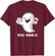 Bunco Halloween Cute Boo Bunco Ghost Gift T-Shirt - T-Shirt | Maroon