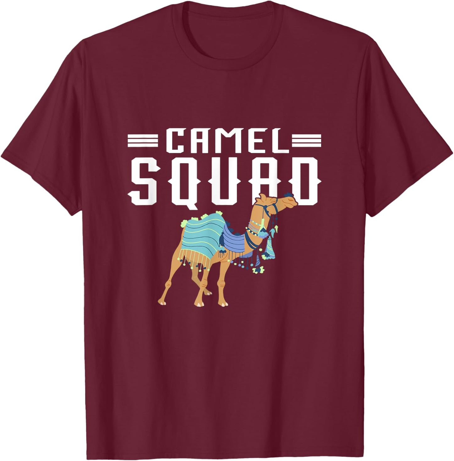 Camel Squad Arabian Group Camel Animal Camel Team T-Shirt - T-Shirt | Maroon