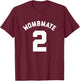 Wombmate 2 - Funny Twin / Triplet / Quadruplet Matching T-Shirt - T-Shirt | Maroon