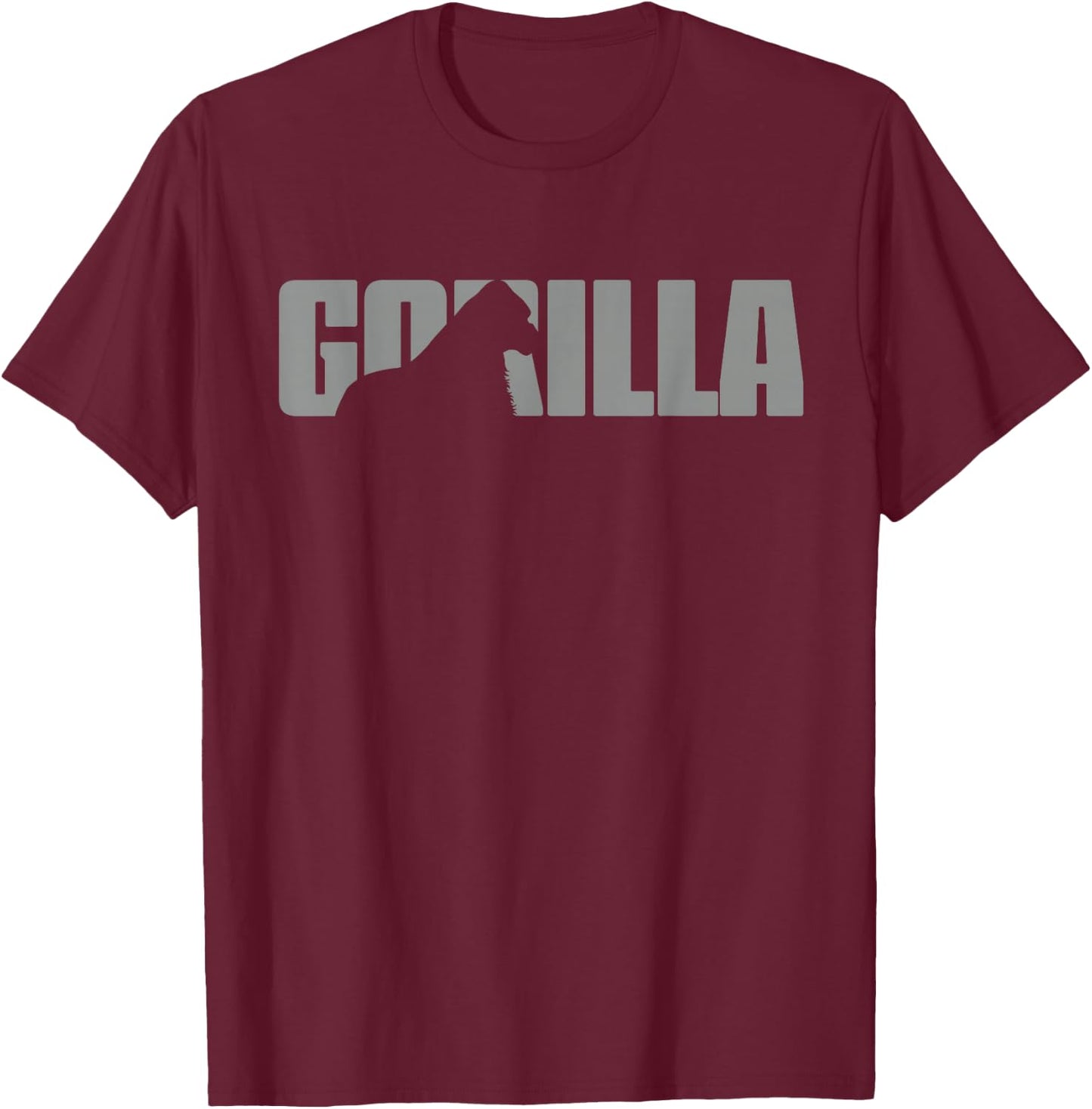 Gorilla Lover Apparel - Animal Great Ape Gorilla T-Shirt - T-Shirt | Maroon