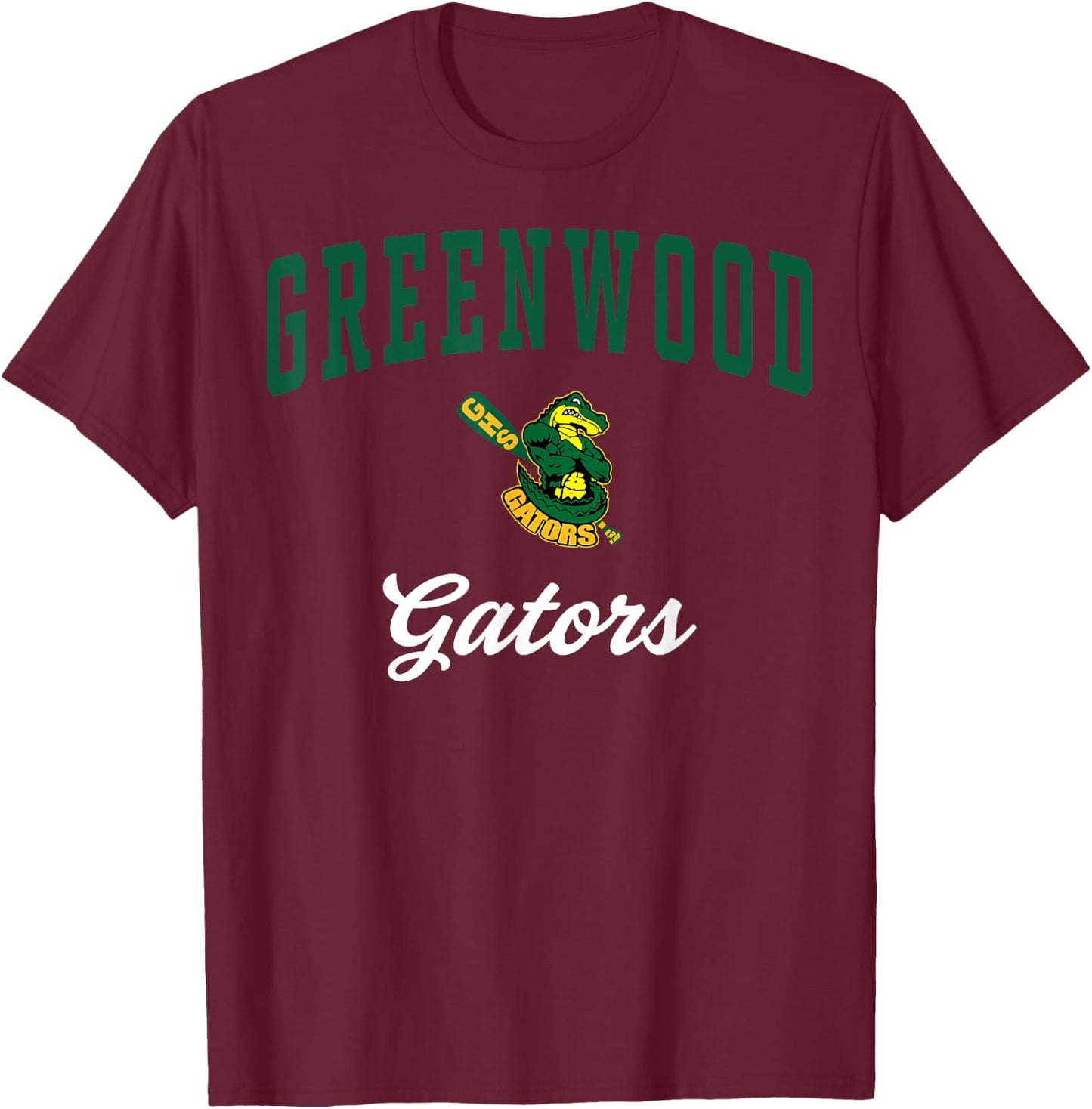 Greenwood High School Gators C3 T-Shirt - T-Shirt | Maroon