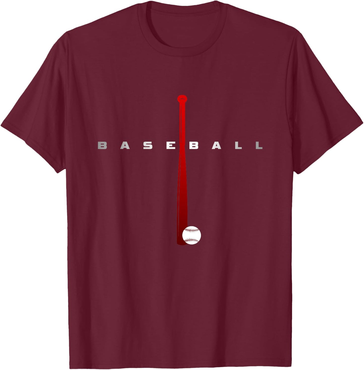 Baseball T-Shirt - T-Shirt | Maroon