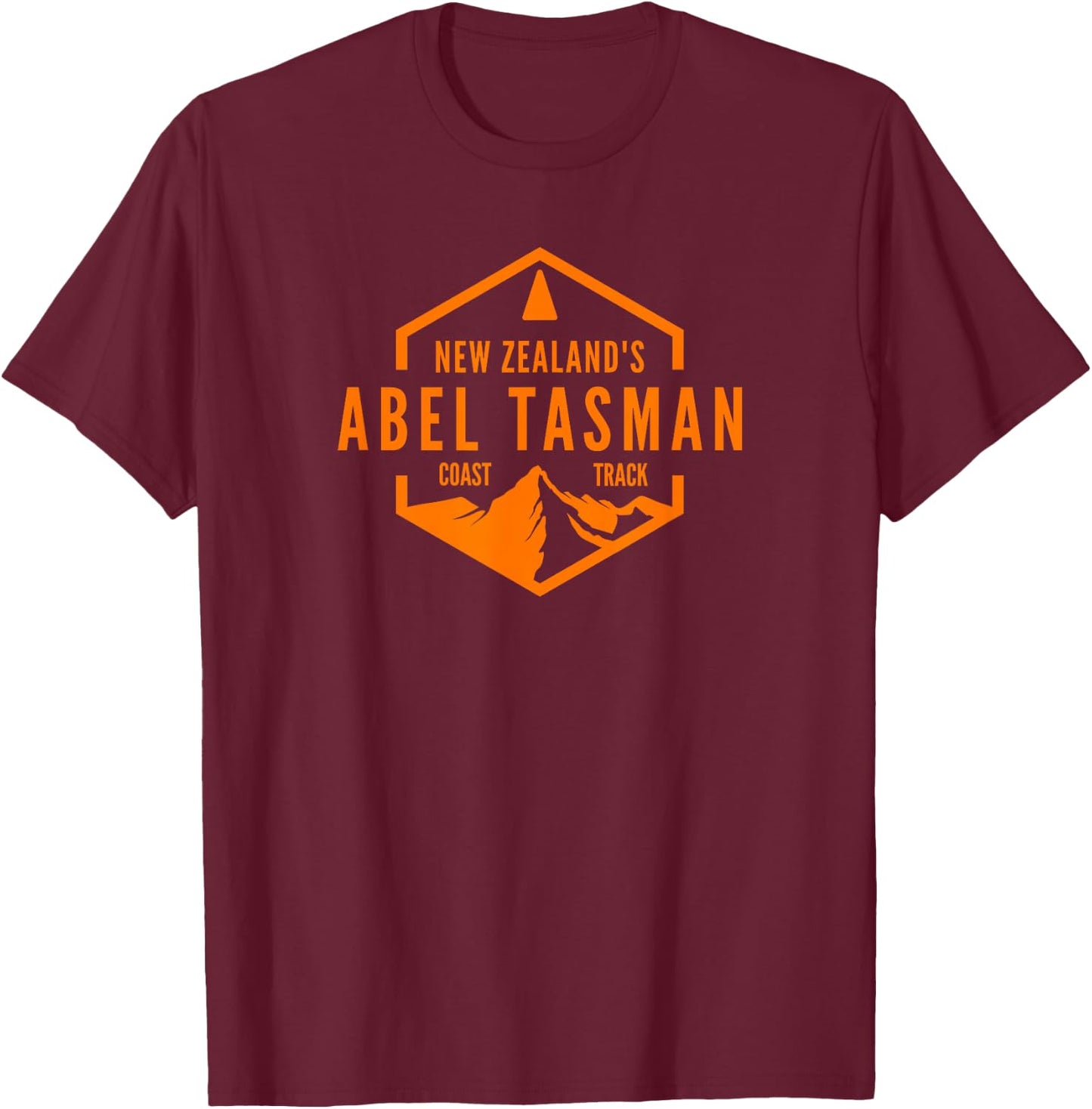 Abel Tasman Coast Track T-Shirt - T-Shirt | Maroon