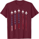 AV-8B Harrier Flag T-Shirt - T-Shirt | Maroon
