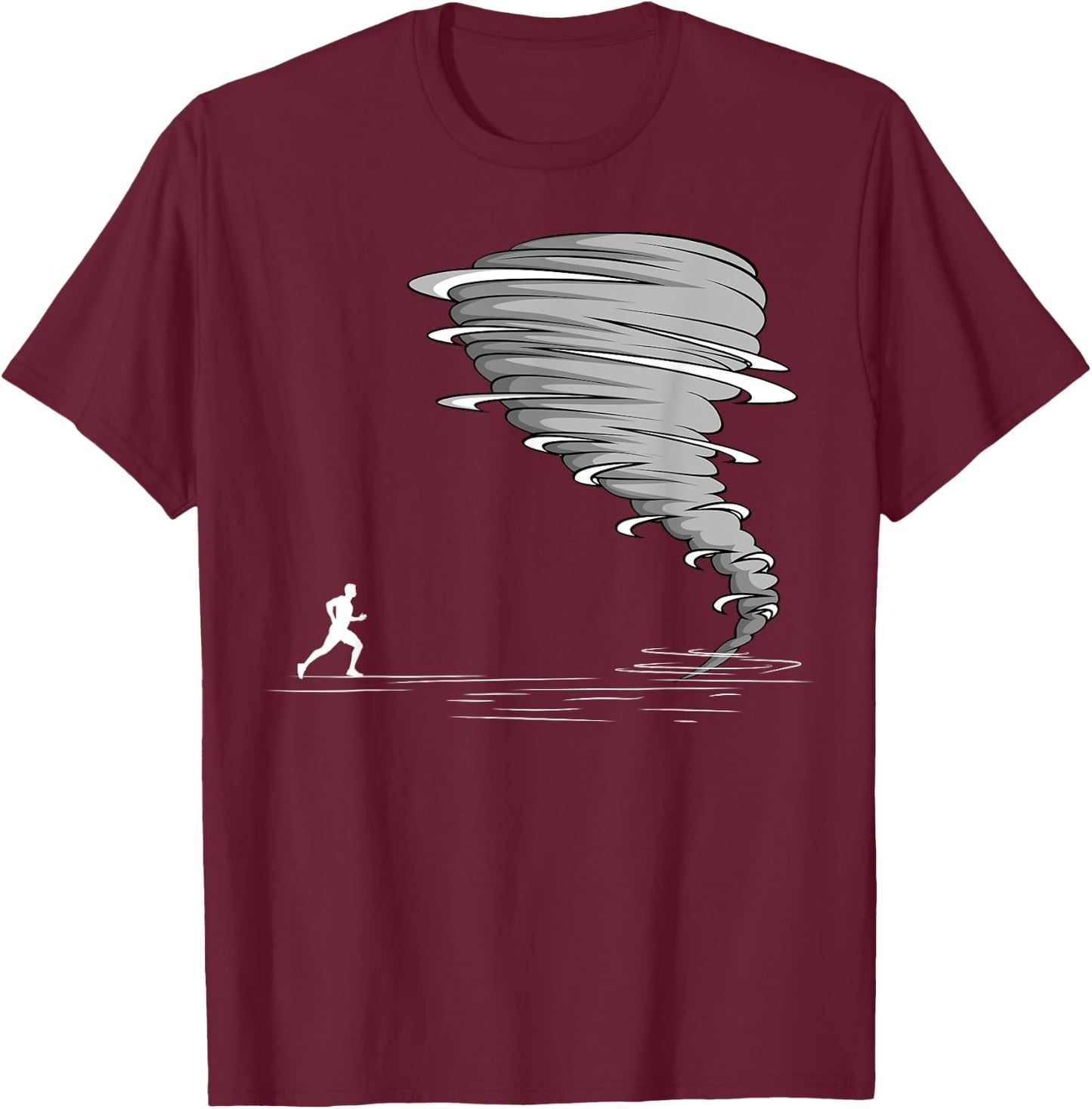 Stormchaser Tornado Meteorologist Storm Chasing Chaser T-Shirt - T-Shirt | Maroon