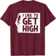 Funny Rock Climbing Women Mountain Indoor Bouldering T-Shirt - T-Shirt | Maroon