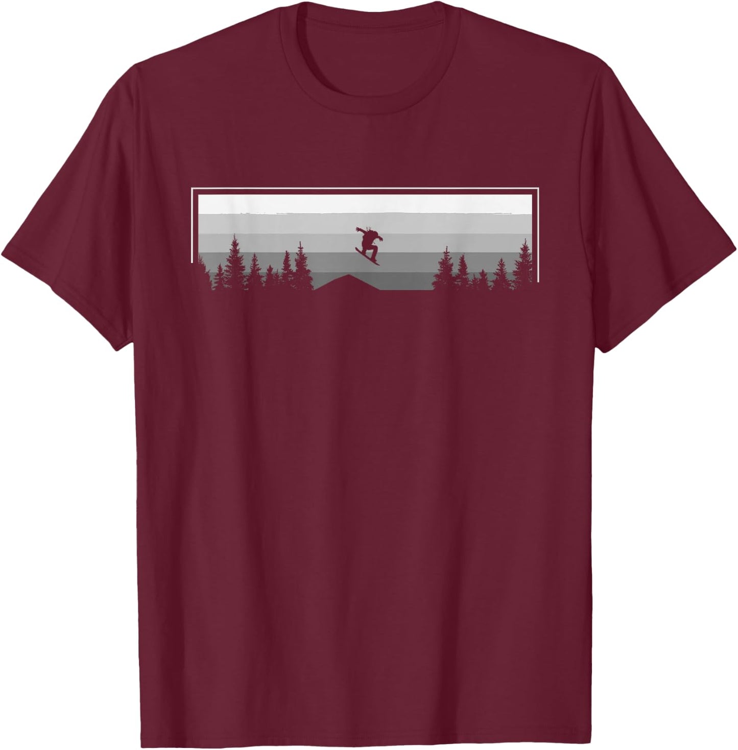 Snowboard Apparel - Snowboarding Snowboarder Snowboard T-Shirt - T-Shirt | Maroon