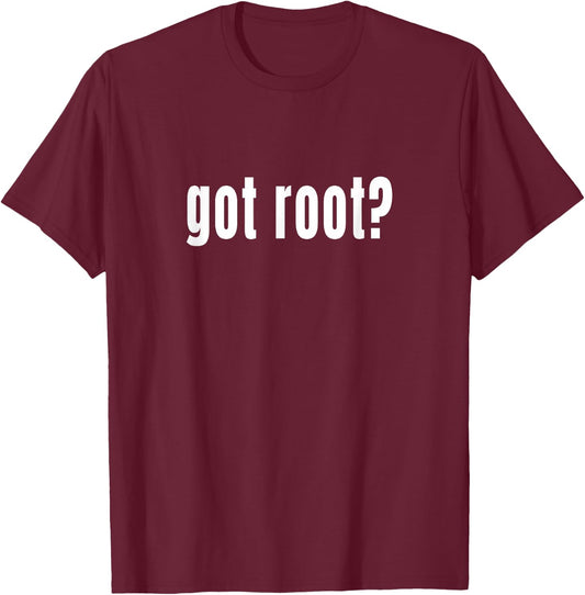 Bianco Brands Hacker Shirts Got Root Computer Hacking Hacker Gift - -Adults, Black, Small T-Shirt - T-Shirt | Maroon