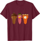 Sonographer Thanksgiving Acorn Turkey Pumpkin Pie Ultrasound T-Shirt - T-Shirt | Maroon