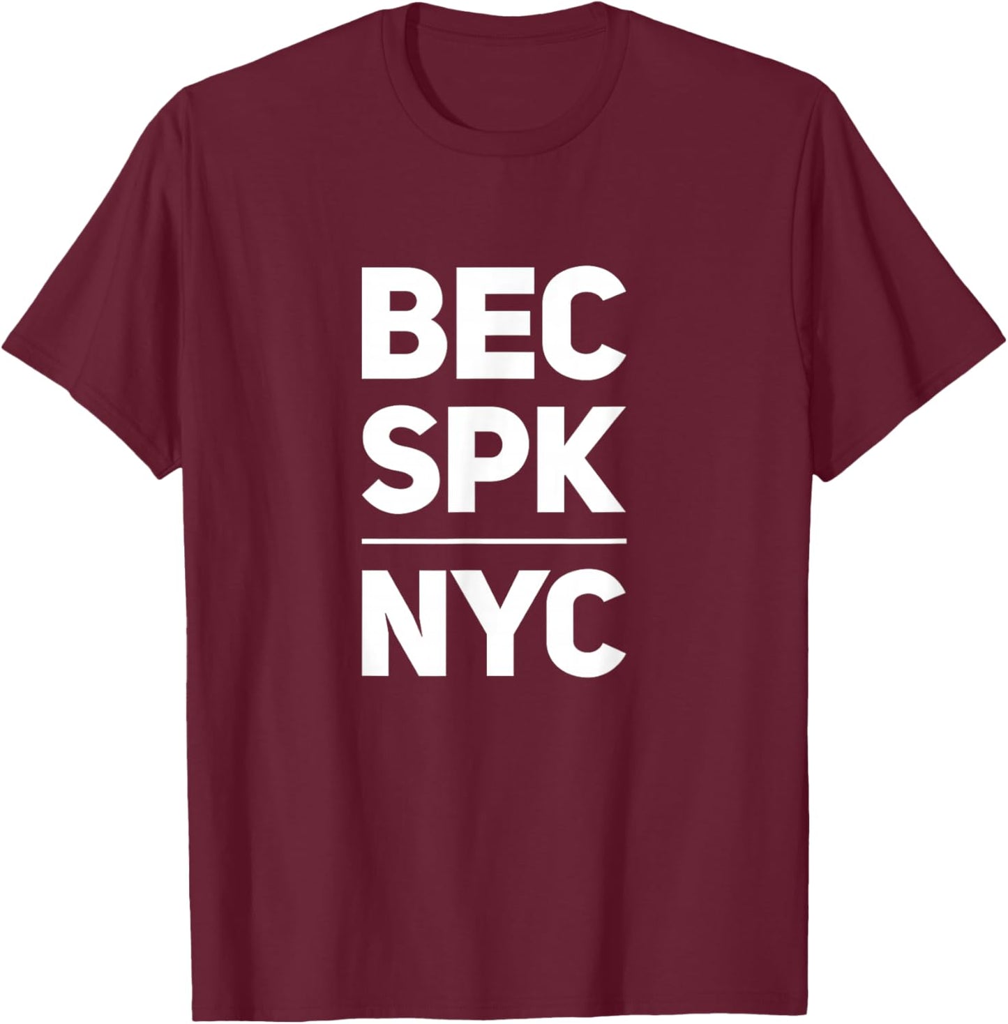 Bacon egg and cheese salt pepper ketchup NYC T-Shirt - T-Shirt | Maroon