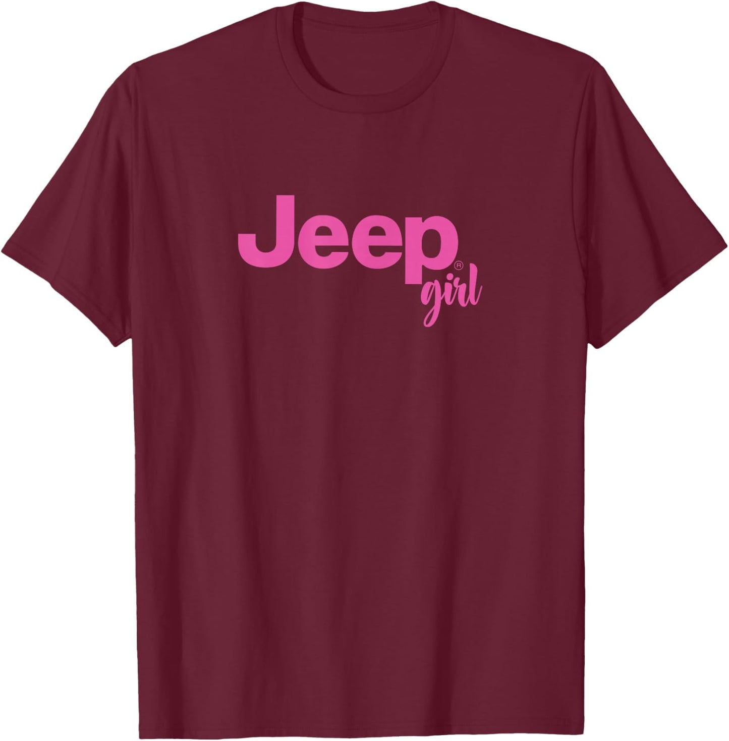 Jeep Girl T-Shirt - T-Shirt | Maroon