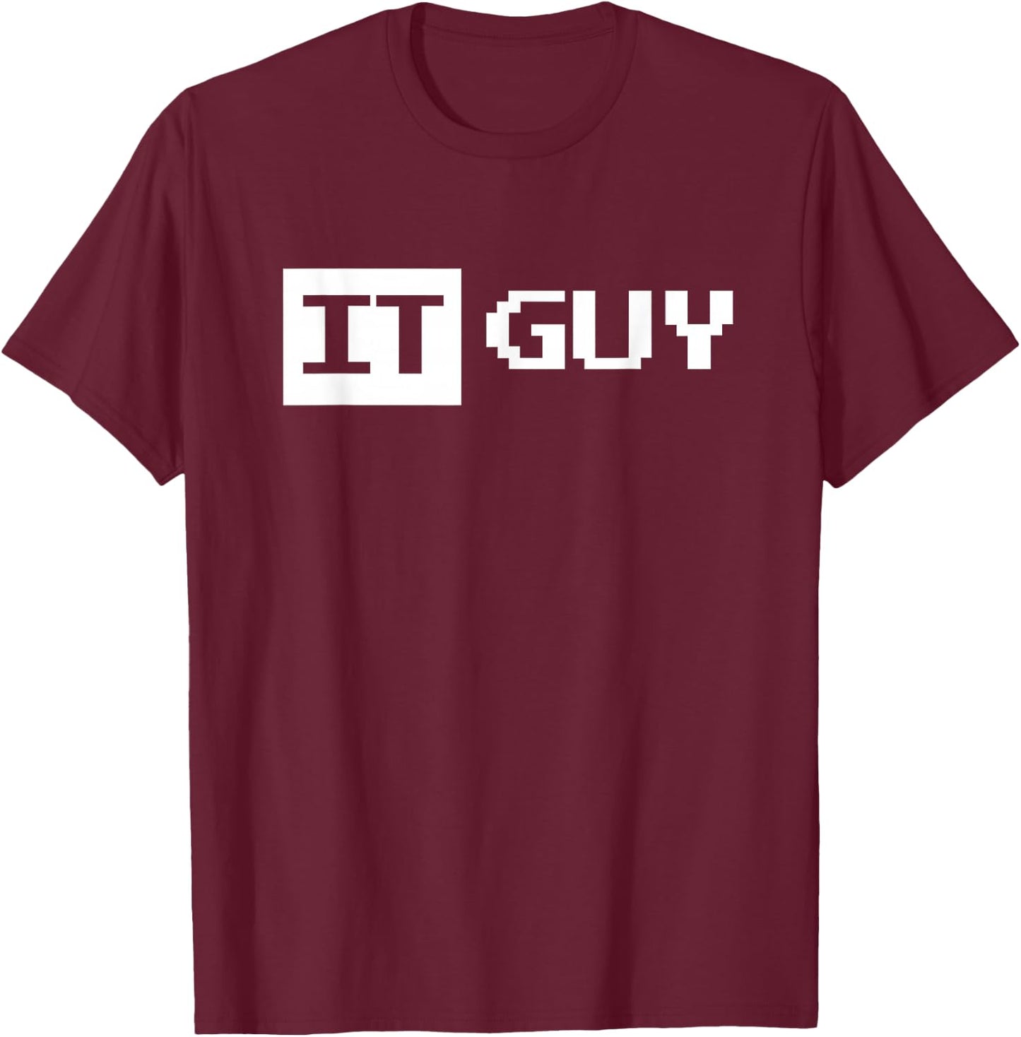 Funny IT Tech Support Help Desk T-Shirt - T-Shirt | Maroon
