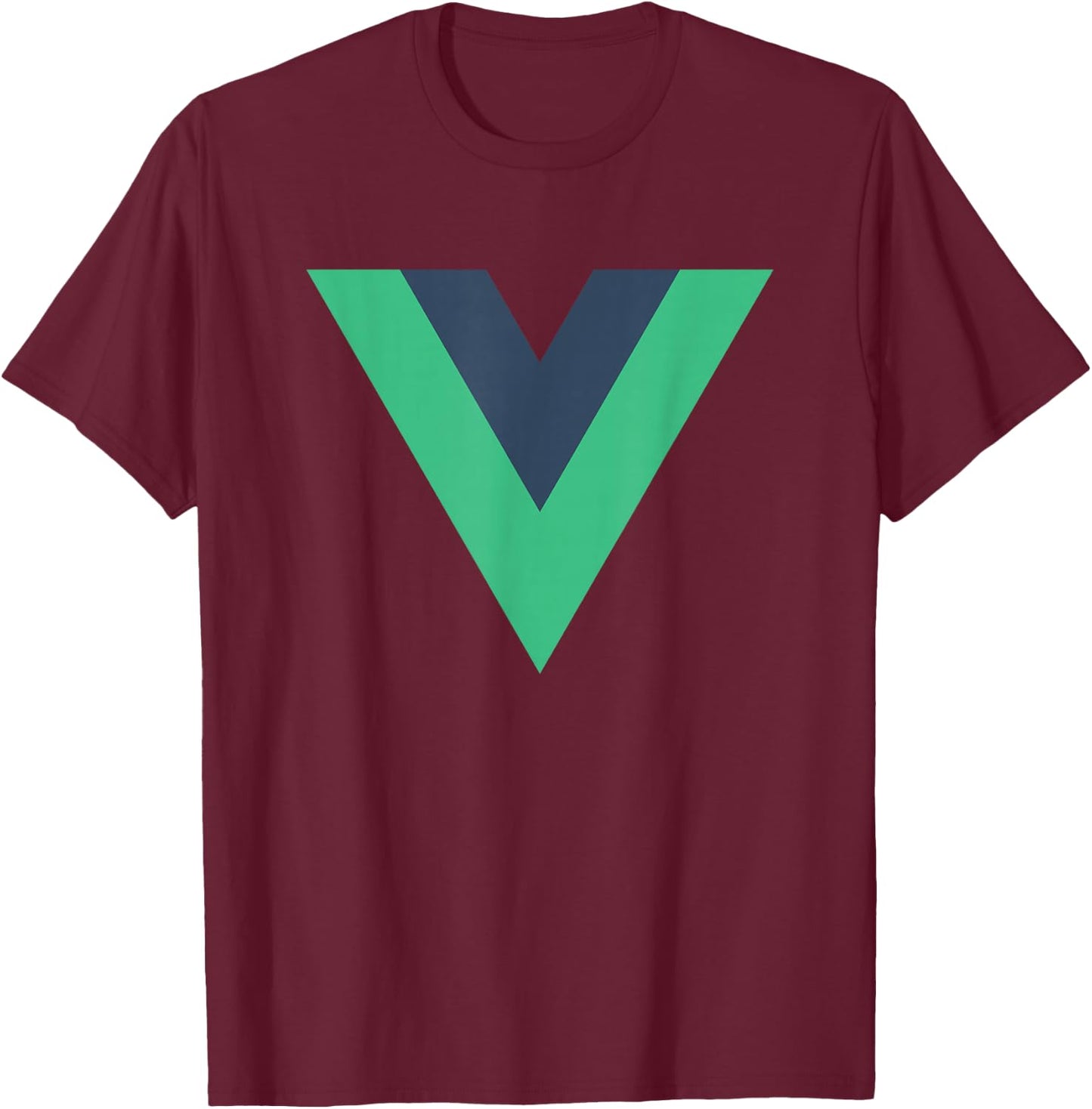 Vue.js JavaScript JS Frontend Software Engineer Programmer T-Shirt - T-Shirt | Maroon
