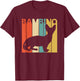 Vintage Bambino Cat T-Shirt - T-Shirt | Maroon