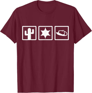 Sheriff T-Shirt - T-Shirt | Maroon