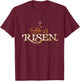 He Is Risen | Easter Jesus T-Shirt - T-Shirt | Maroon