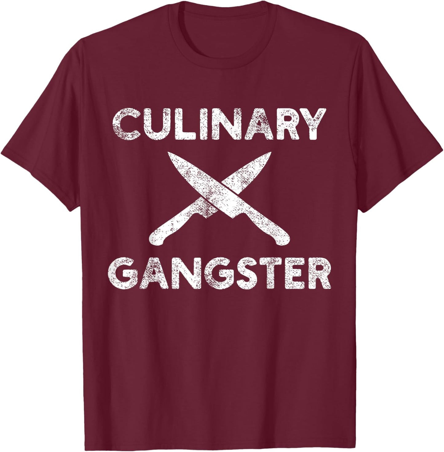 Culinary Gangster T-Shirt - T-Shirt | Maroon