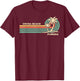 Vintage Retro Summer Vacation Florida Cocoa Beach Women Girls Kids T-Shirt - T-Shirt | Maroon