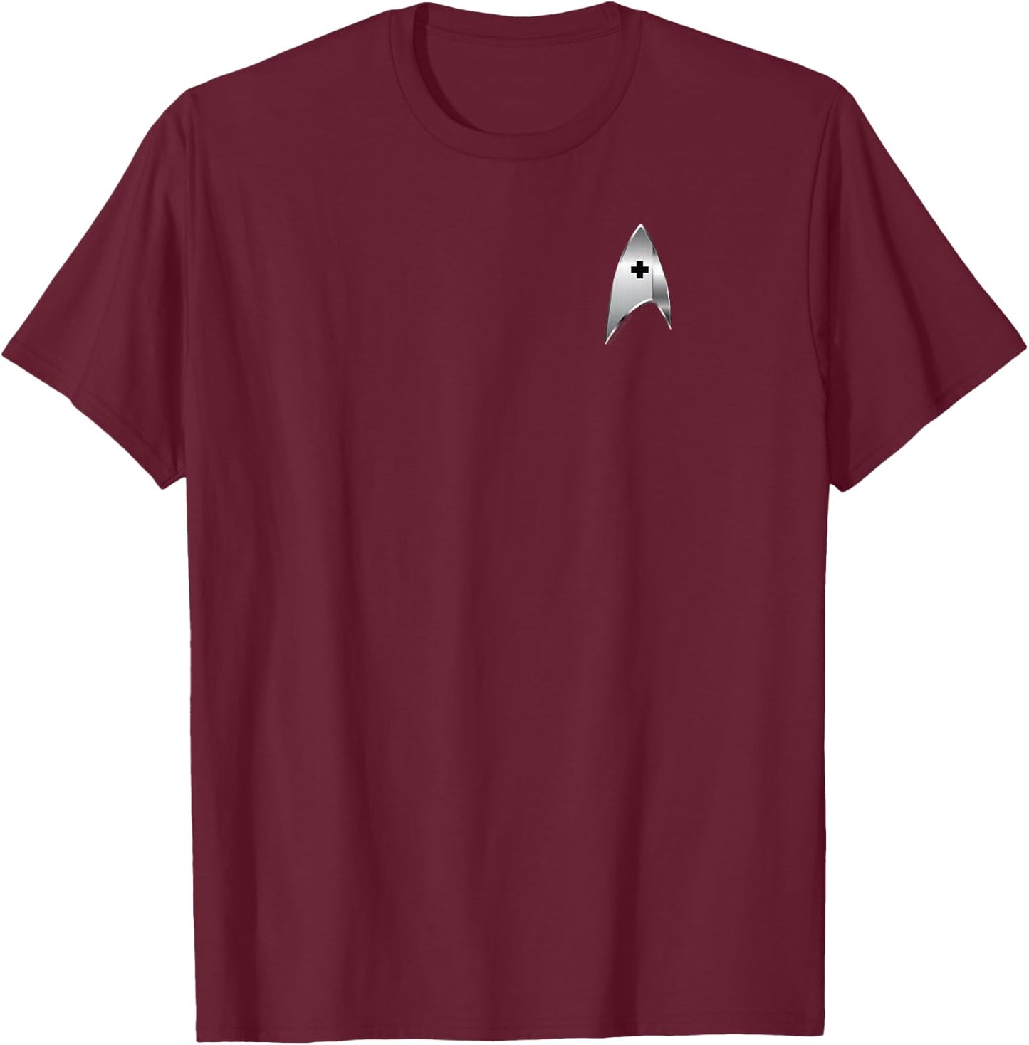 Star Trek: Discovery Medical Badge T-Shirt - T-Shirt | Maroon