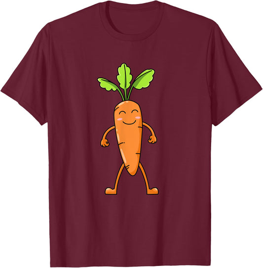 Carrot Vegetable Botanists Vegans Botanists T-Shirt - T-Shirt | Maroon