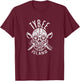Tybee Island Florida Halloween Sugar Skull, Souvenir T-Shirt - T-Shirt | Maroon
