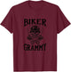 Biker Grandma - Motorbike Grammy Biker Grammy T-Shirt - T-Shirt | Maroon