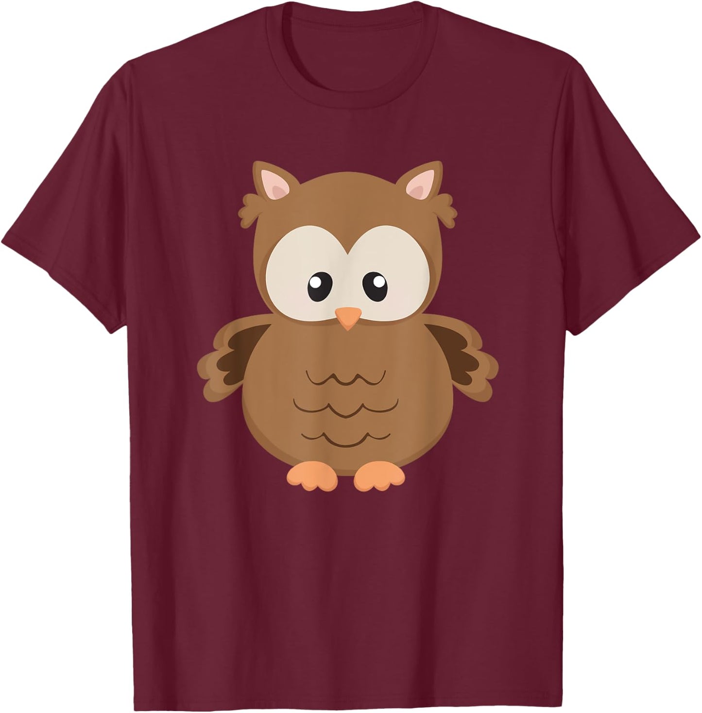 Kids Owl OWLS Owl Shirts For Girls Boys Kids T-Shirt - T-Shirt | Maroon